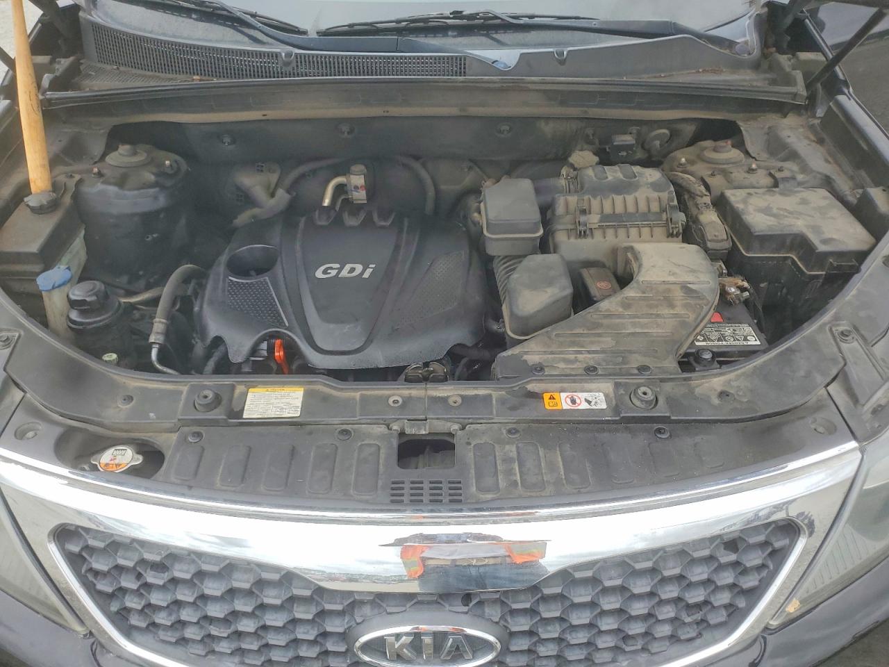 2013 Kia Sorento Lx Black vin: 5XYKT3A67DG411934