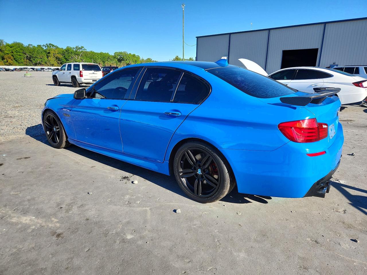 2012 Bmw 550 I Blue vin: WBAFR9C58CDV58264