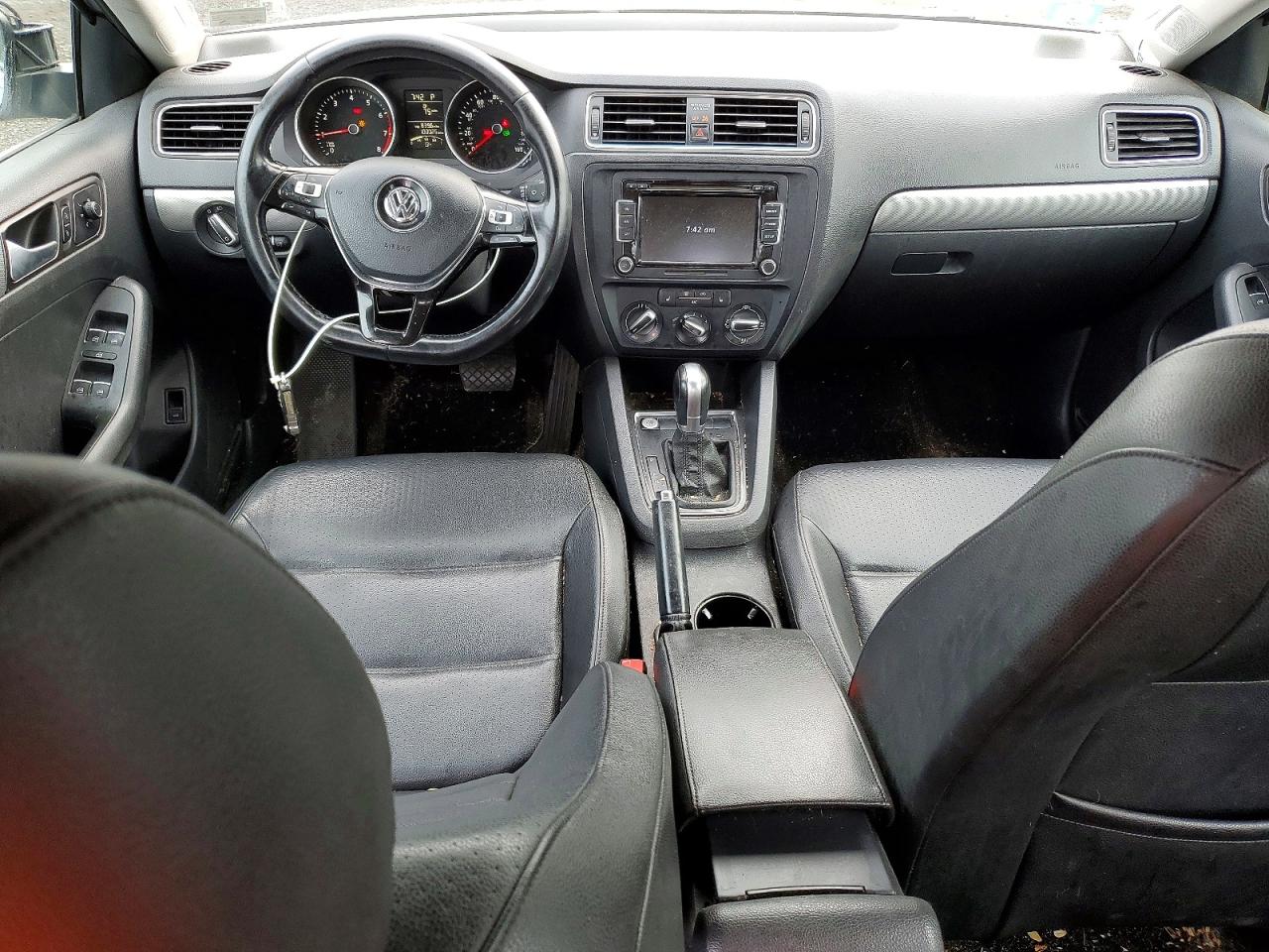 2015 Volkswagen Jetta Se Silver vin: 3VWD17AJ2FM254343
