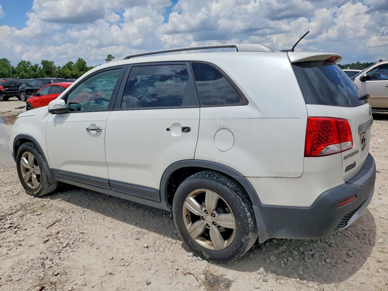 2012 Kia Sorento Ex White vin: 5XYKU4A24CG234189