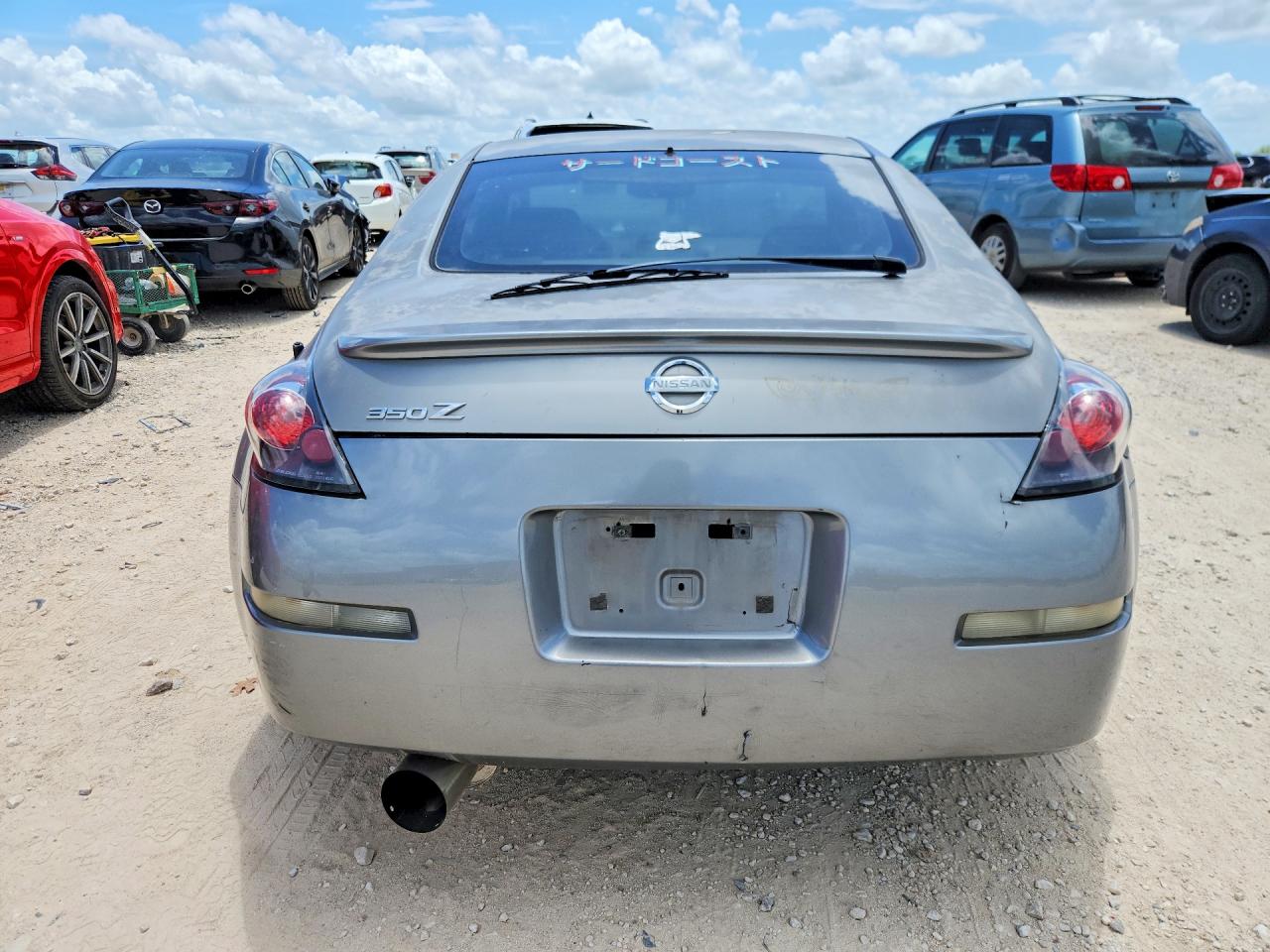 2005 Nissan 350z Coupe Gray vin: JN1AZ34E55M654299