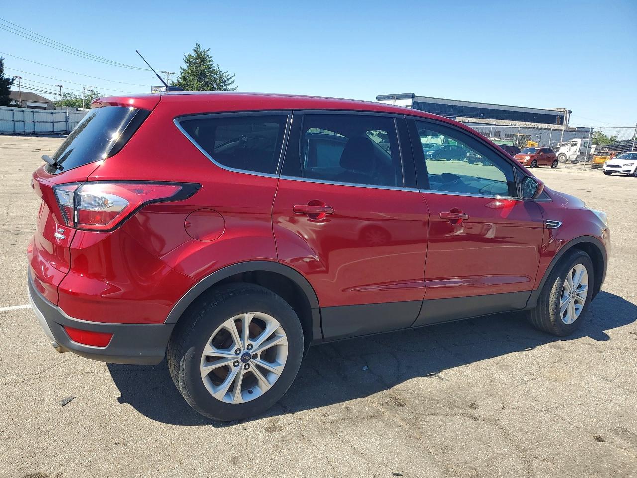 2017 Ford Escape Se Red vin: 1FMCU9GD0HUE45174
