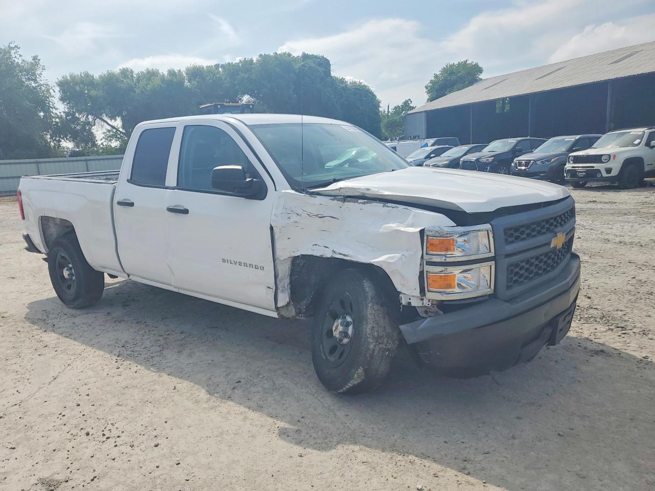 2015 Chevrolet Silverado C1500 Белый vin: 1GCRCPEC1FZ182712