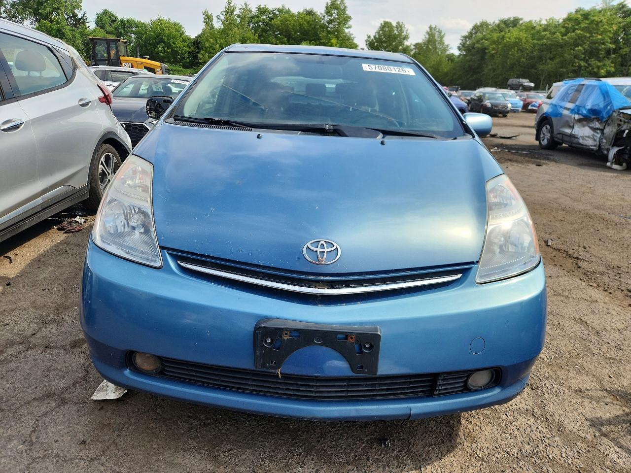 2007 Toyota Prius Base Blue vin: JTDKB20U277622487