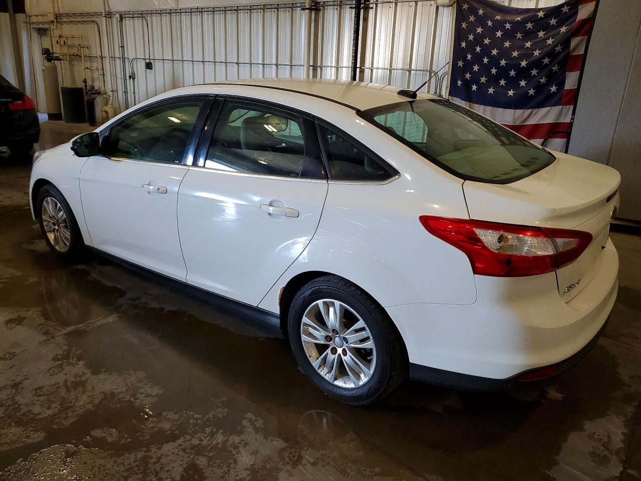 2012 Ford Focus Sel White vin: 1FAHP3H25CL115031
