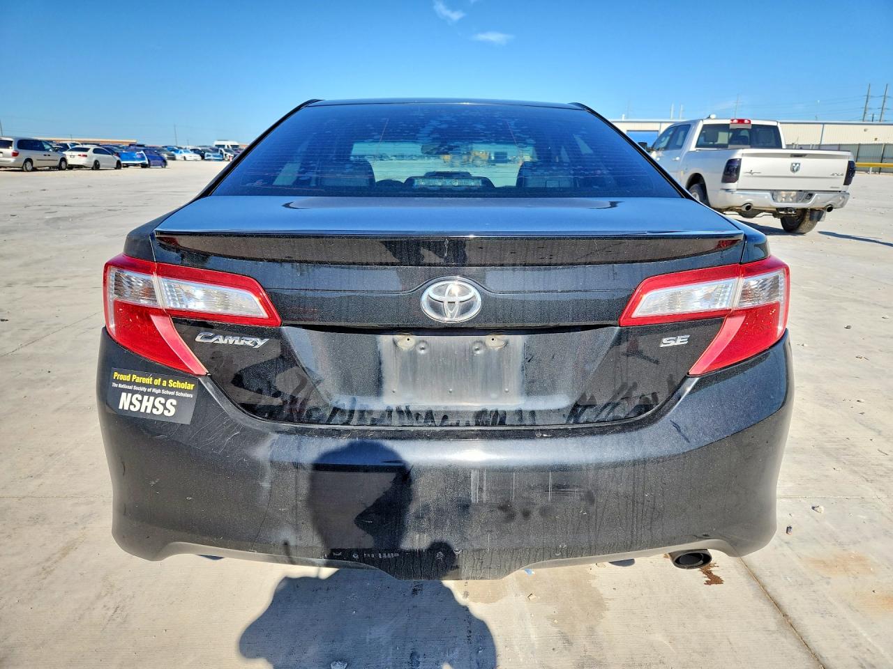 2014 Toyota Camry Se Black vin: 4T1BF1FK6EU738192
