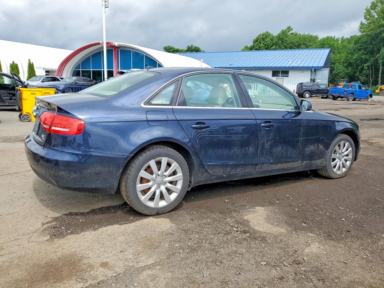 2011 Audi A4 Premium Plus Blue vin: WAUFFAFL9BN048910