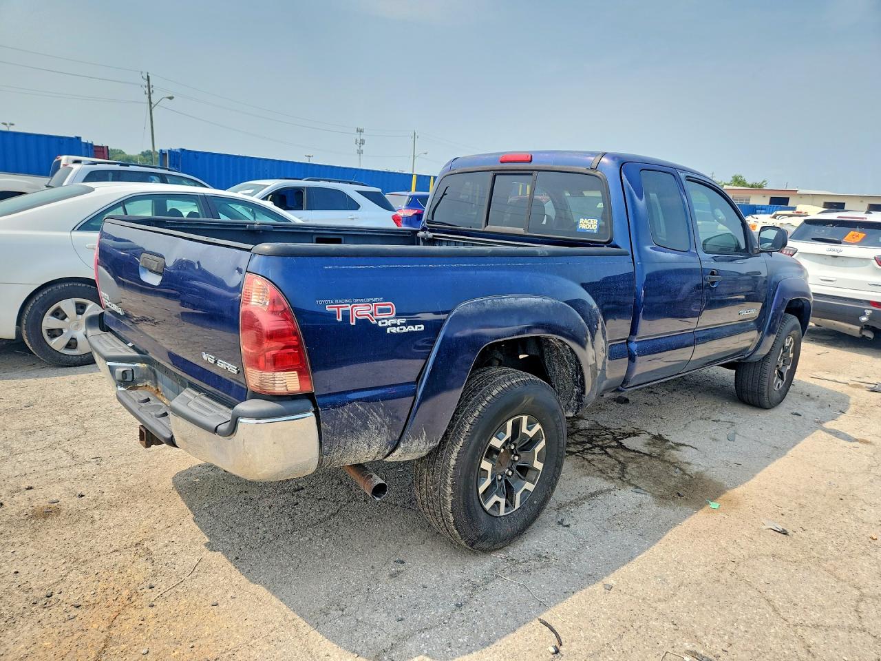 2005 Toyota Tacoma Prerunner Access Cab Blue vin: 5TETU62N95Z036242