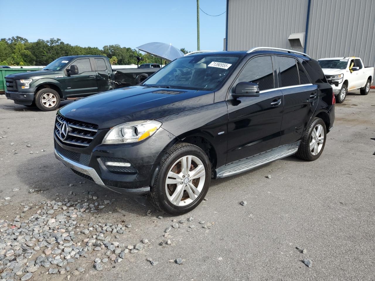 2012 Mercedes-benz Ml 350 4matic Black vin: 4JGDA5HB3CA023297