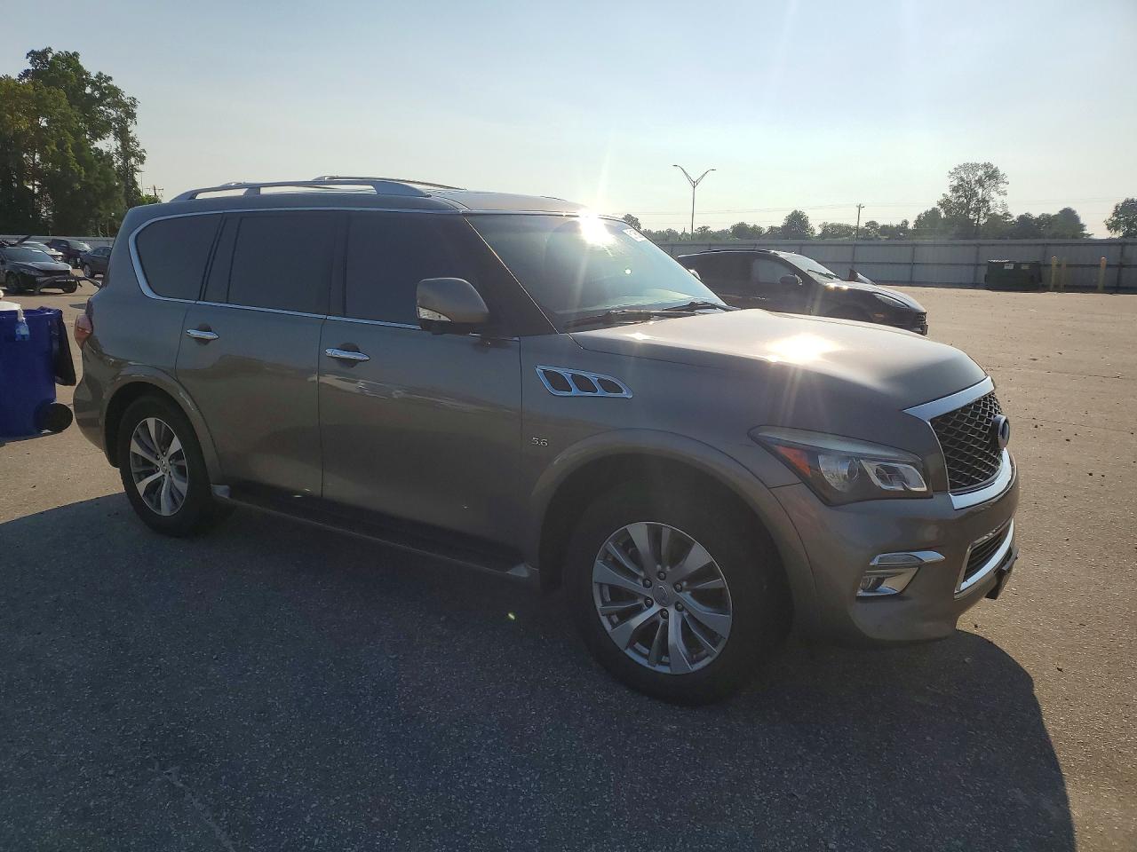 2015 Infiniti Qx80 Base Brown vin: JN8AZ2NFXF9573709