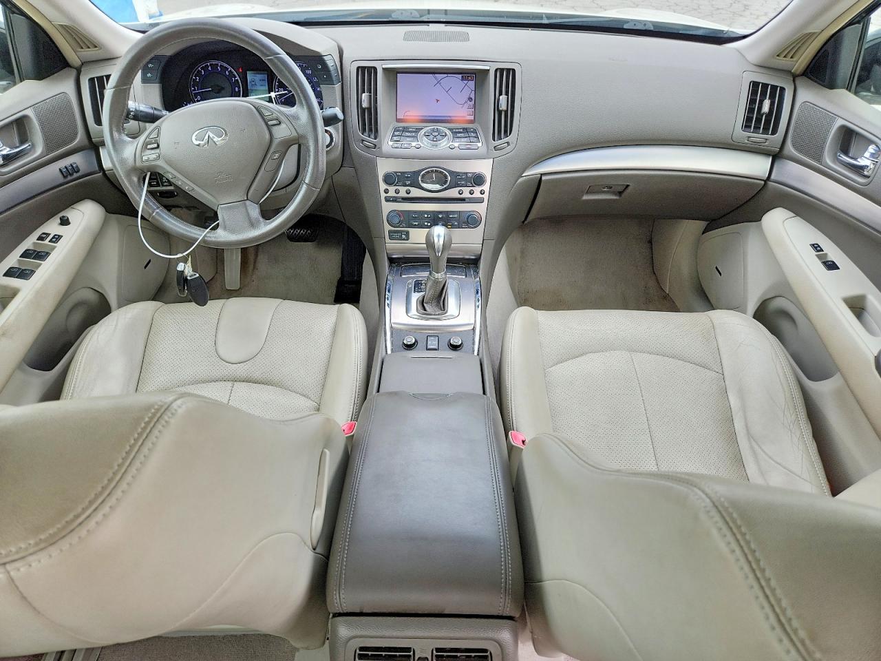 2013 Infiniti G37 Sedan X White vin: JN1CV6AR7DM357112