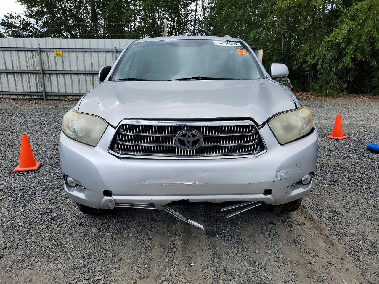 2010 Toyota Highlander Hybrid Серебряный vin: JTEBW3EH4A2043054
