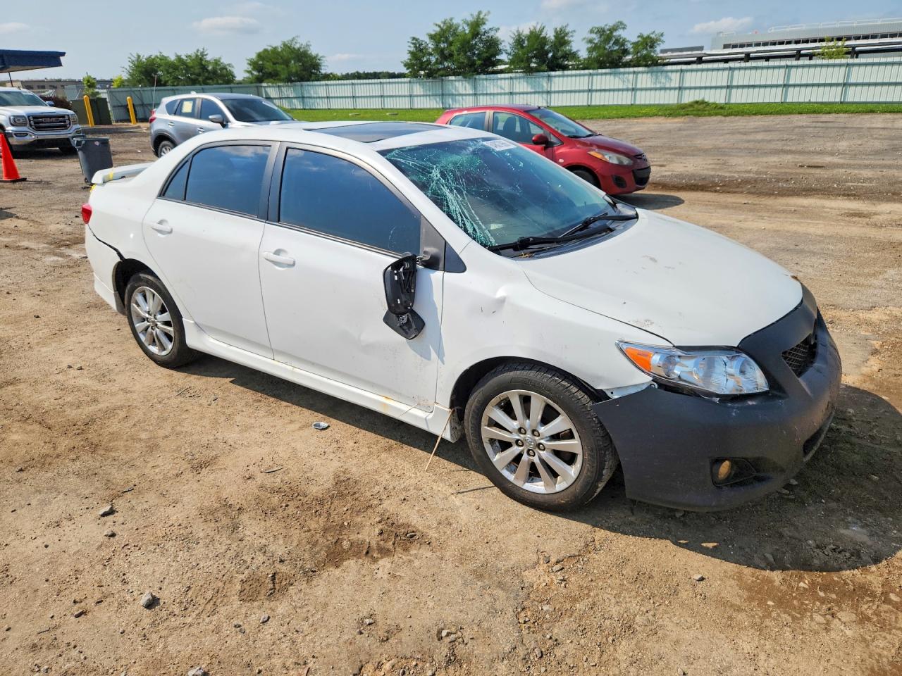 2010 Toyota Corolla S White vin: 2T1BU4EE4AC402068