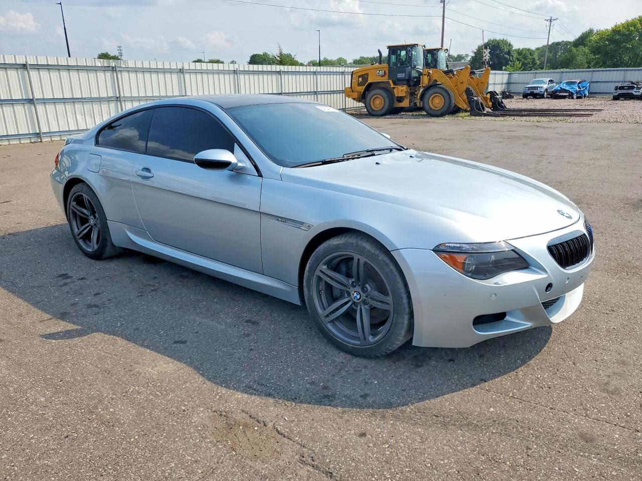 2007 Bmw M6 Silver vin: WBSEH93547CY23543