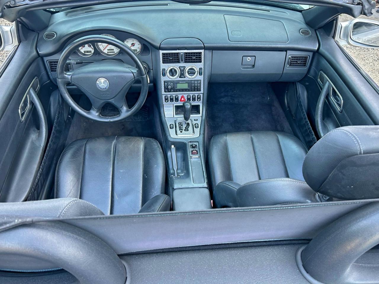 2001 Mercedes-benz Slk 230 Kompressor Gray vin: WDBKK49F31F234132