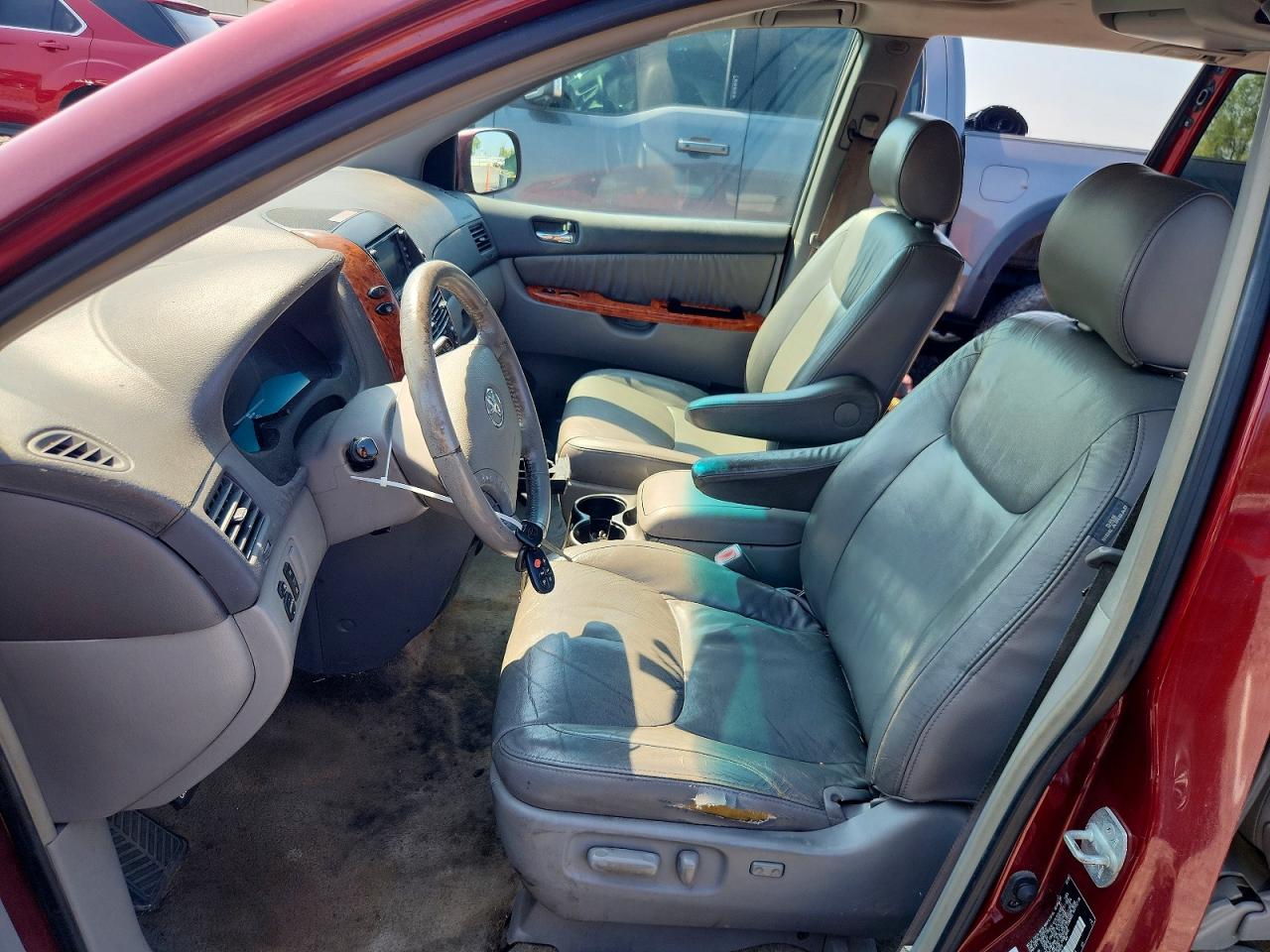 2008 Toyota Sienna Xle Темно-бордовый vin: 5TDZK22C48S169273