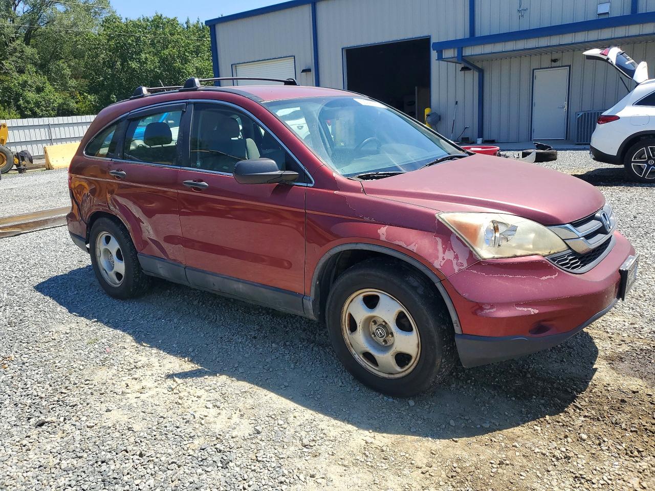 2011 Honda Cr-v Lx Red vin: 5J6RE4H33BL062048