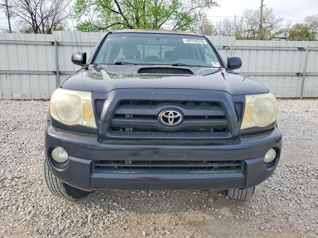 2007 Toyota Tacoma Double Cab Black vin: 5TELU42N17Z363404