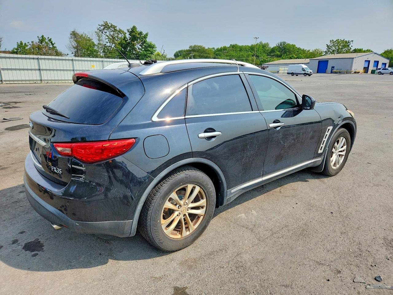 2010 Infiniti Fx35 Base Black vin: JN8AS1MW4AM851803