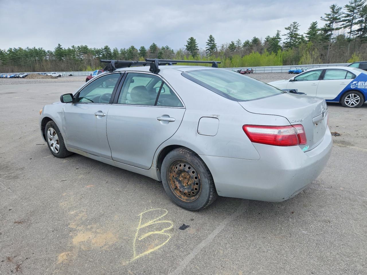 2007 Toyota Camry Ce Silver vin: JTNBE46KX73033909