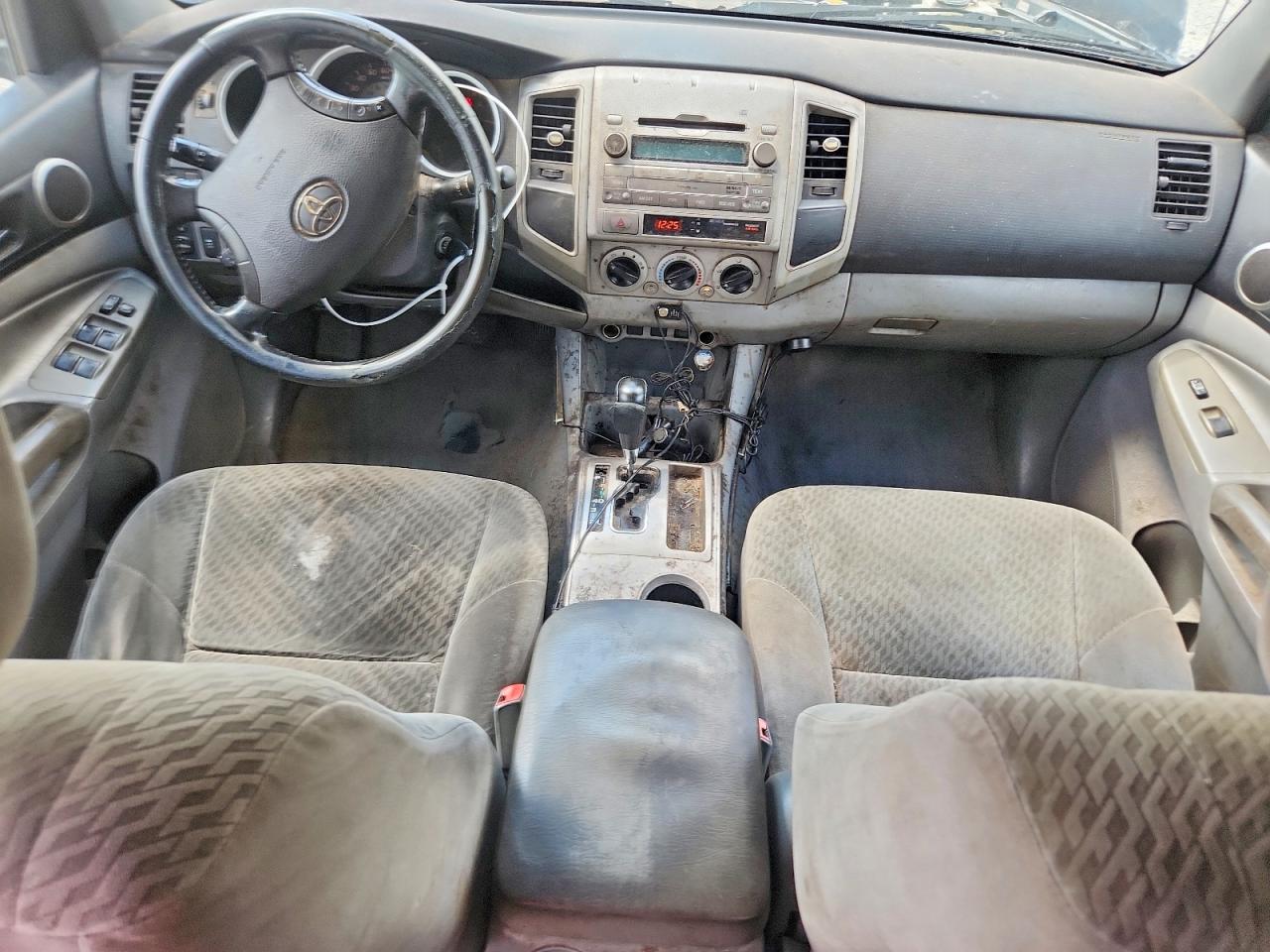 2009 Toyota Tacoma Double Cab Prerunner Long Bed Green vin: 3TMKU72N19M023098