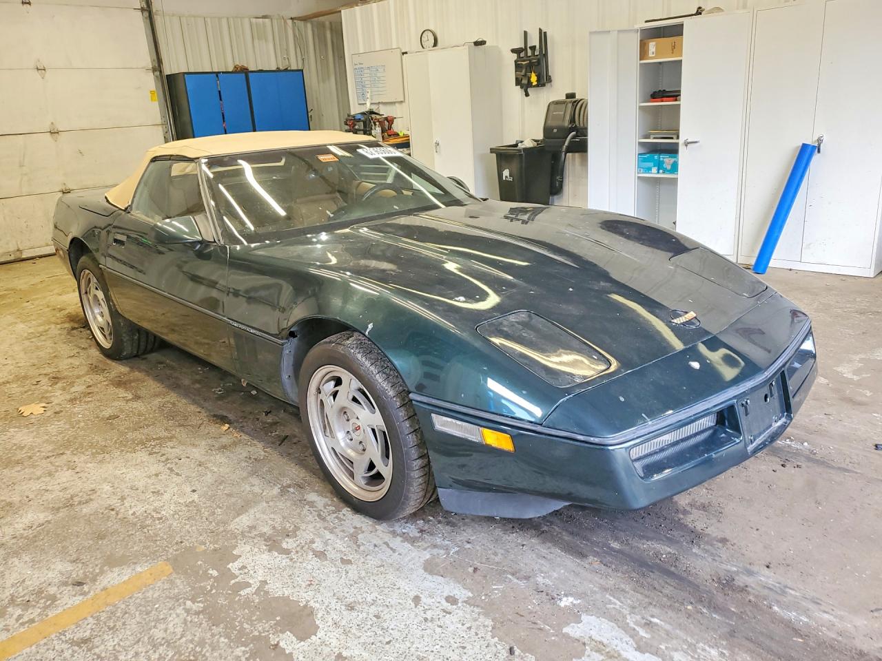 1990 Chevrolet Corvette Green vin: 1G1YY3381L5101563