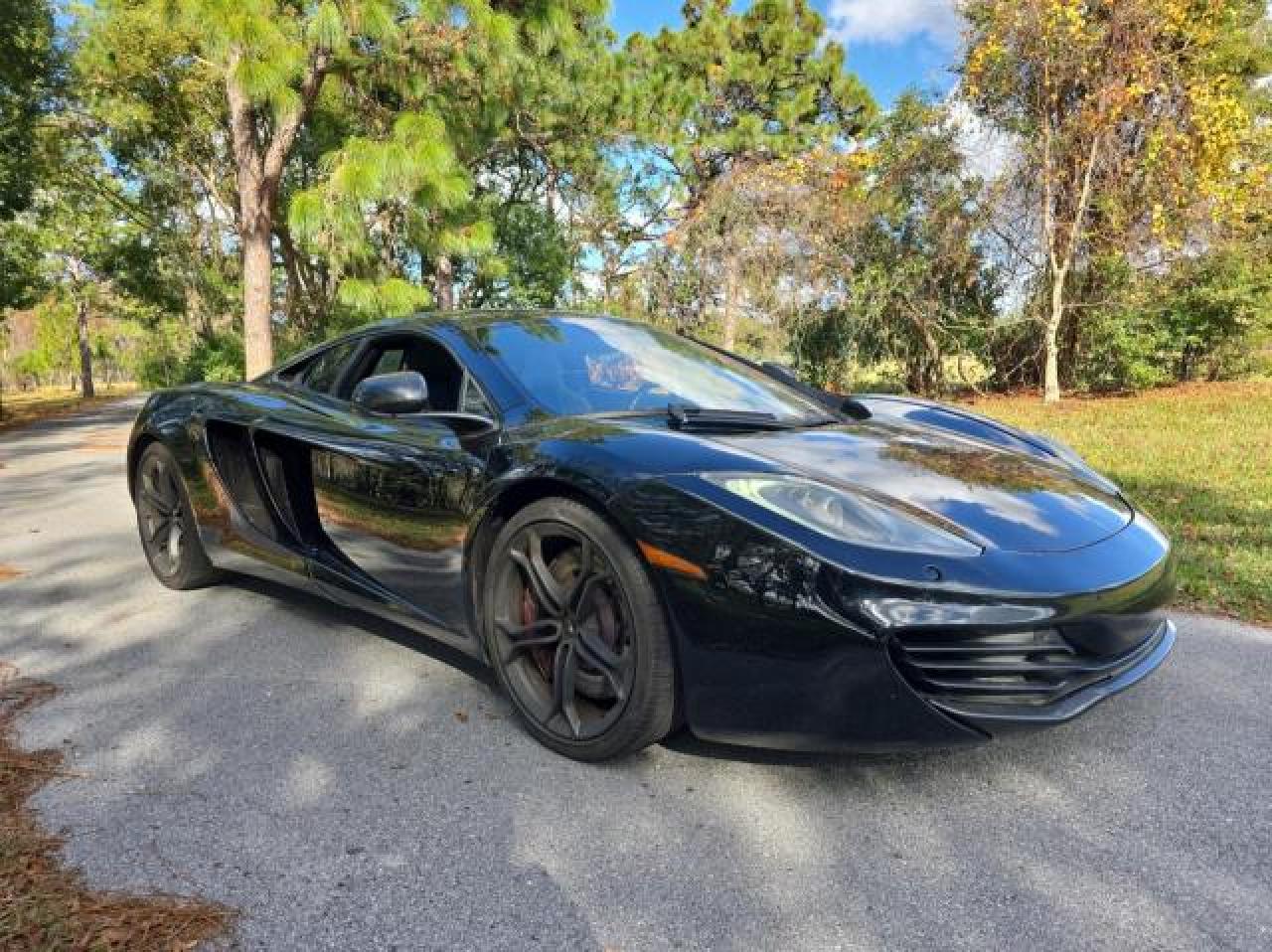 2012 Mclaren Automotive Mp4-12c Black vin: SBM11AAA5CW001118