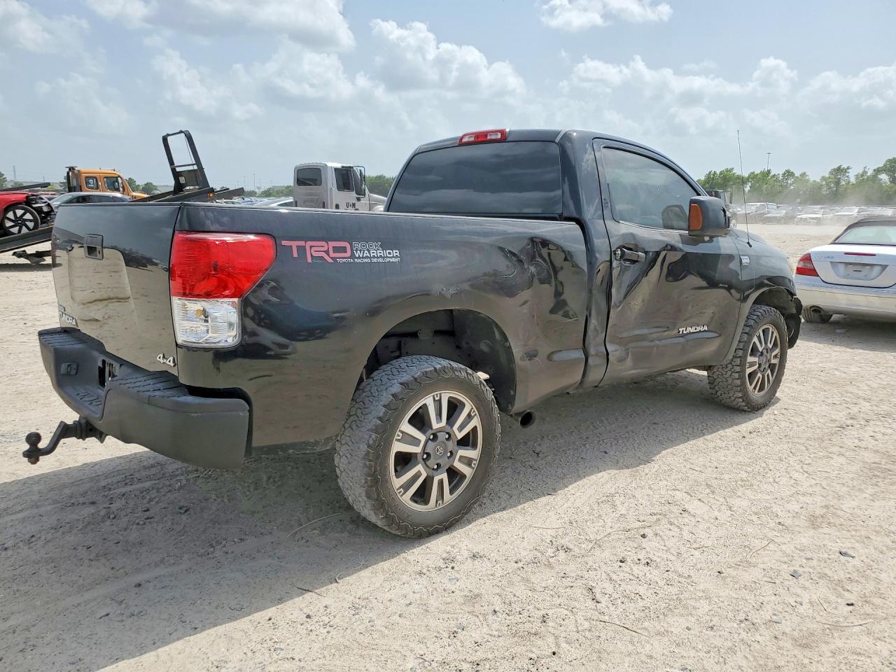 2007 Toyota Tundra Base Black vin: 5TFKT52187X001773