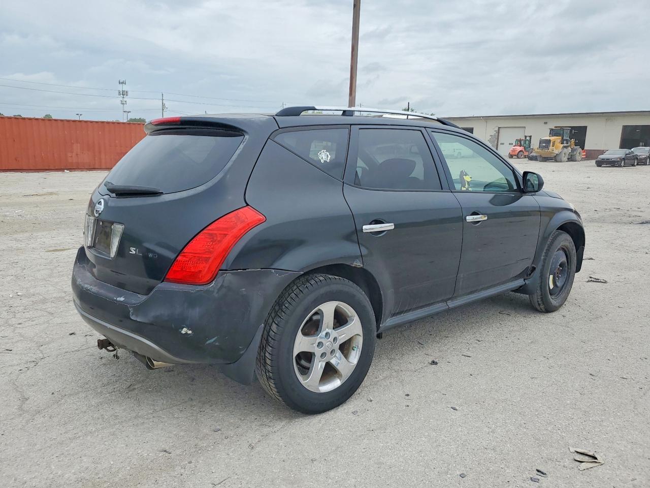 2004 Nissan Murano Sl Black vin: JN8AZ08W34W304692