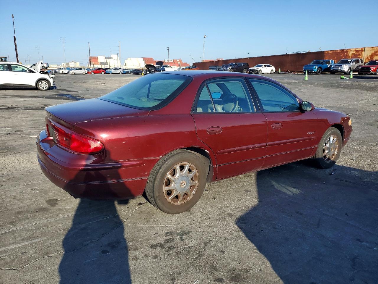 2001 Buick Regal Ls Burgundy vin: 2G4WB55K211337816