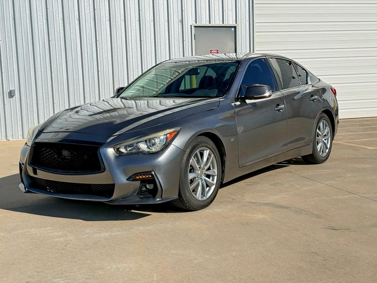 2015 Infiniti Q50 Premium Gray vin: JN1BV7AP5FM353353
