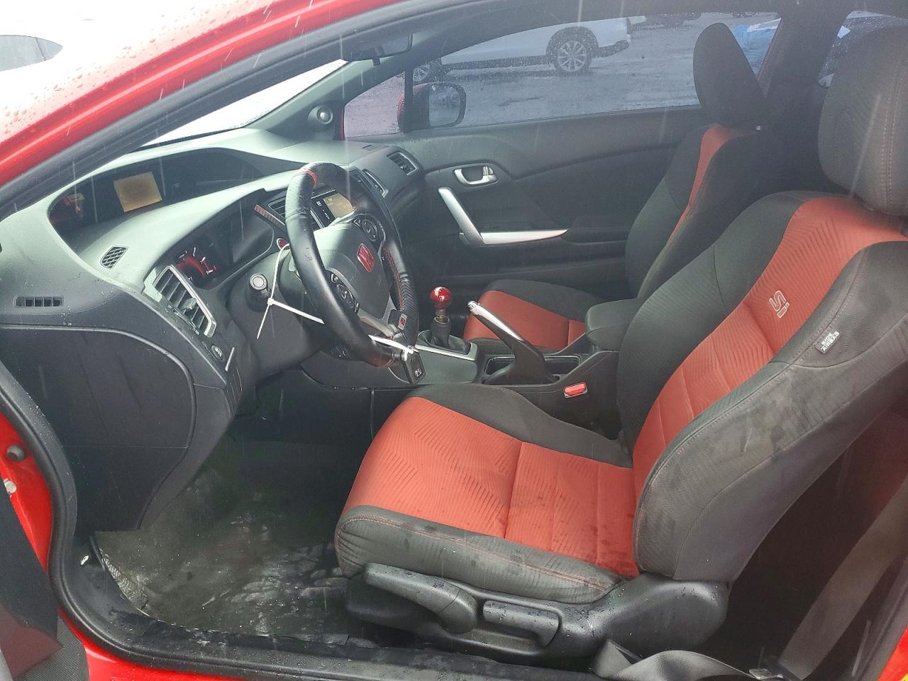 2015 Honda Civic Si Red vin: 2HGFG4A53FH706019