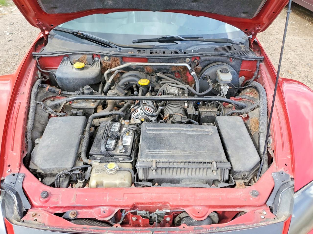 2004 Mazda Rx8 Red vin: JM1FE17N640104968