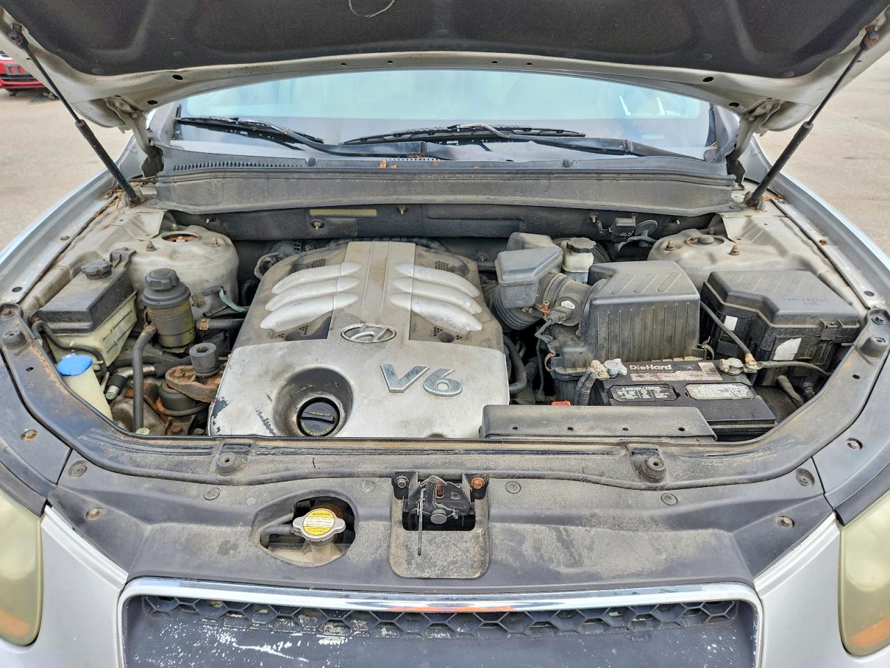 2007 Hyundai Santa Fe Se Silver vin: 5NMSH73E37H030427