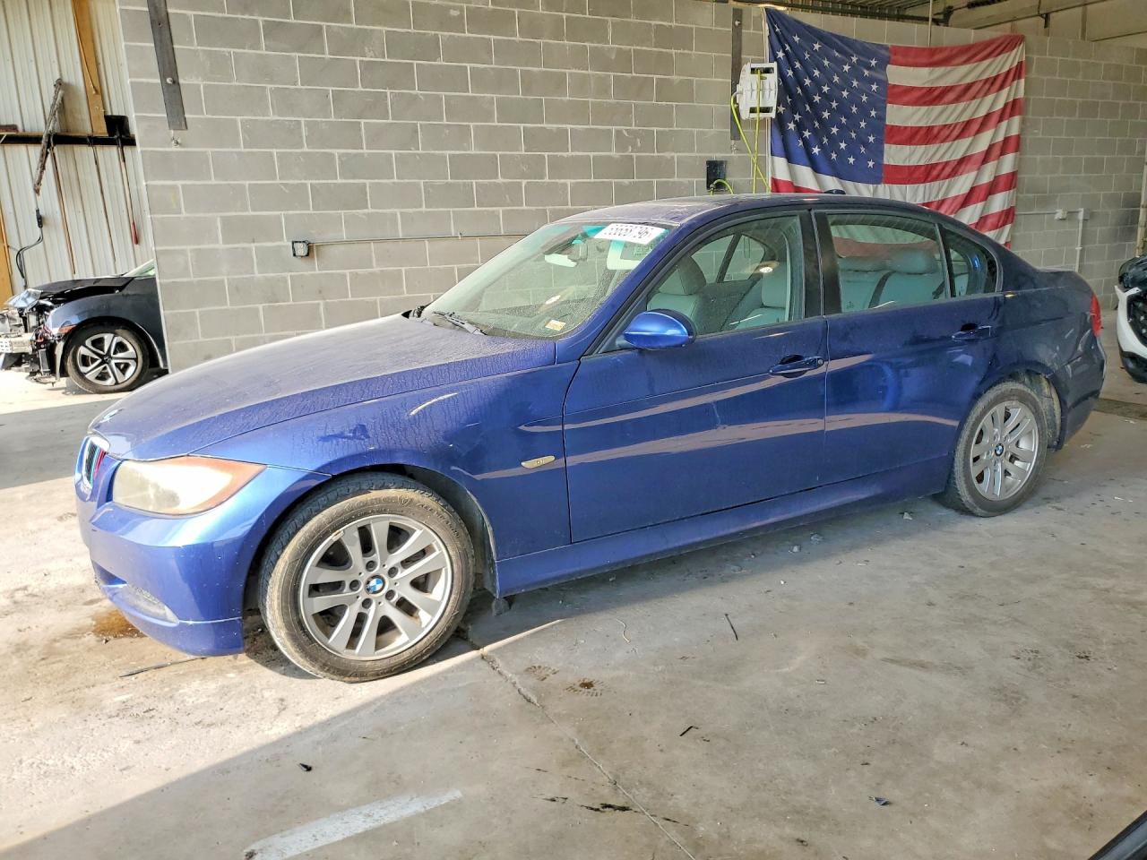 2007 Bmw 328 I Blue vin: WBAVA33527PG53605