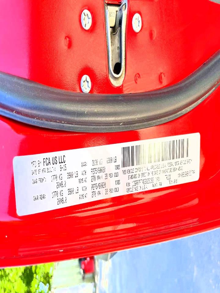 2016 Ram 1500 St Red vin: 1C6RR7FT4GS123183