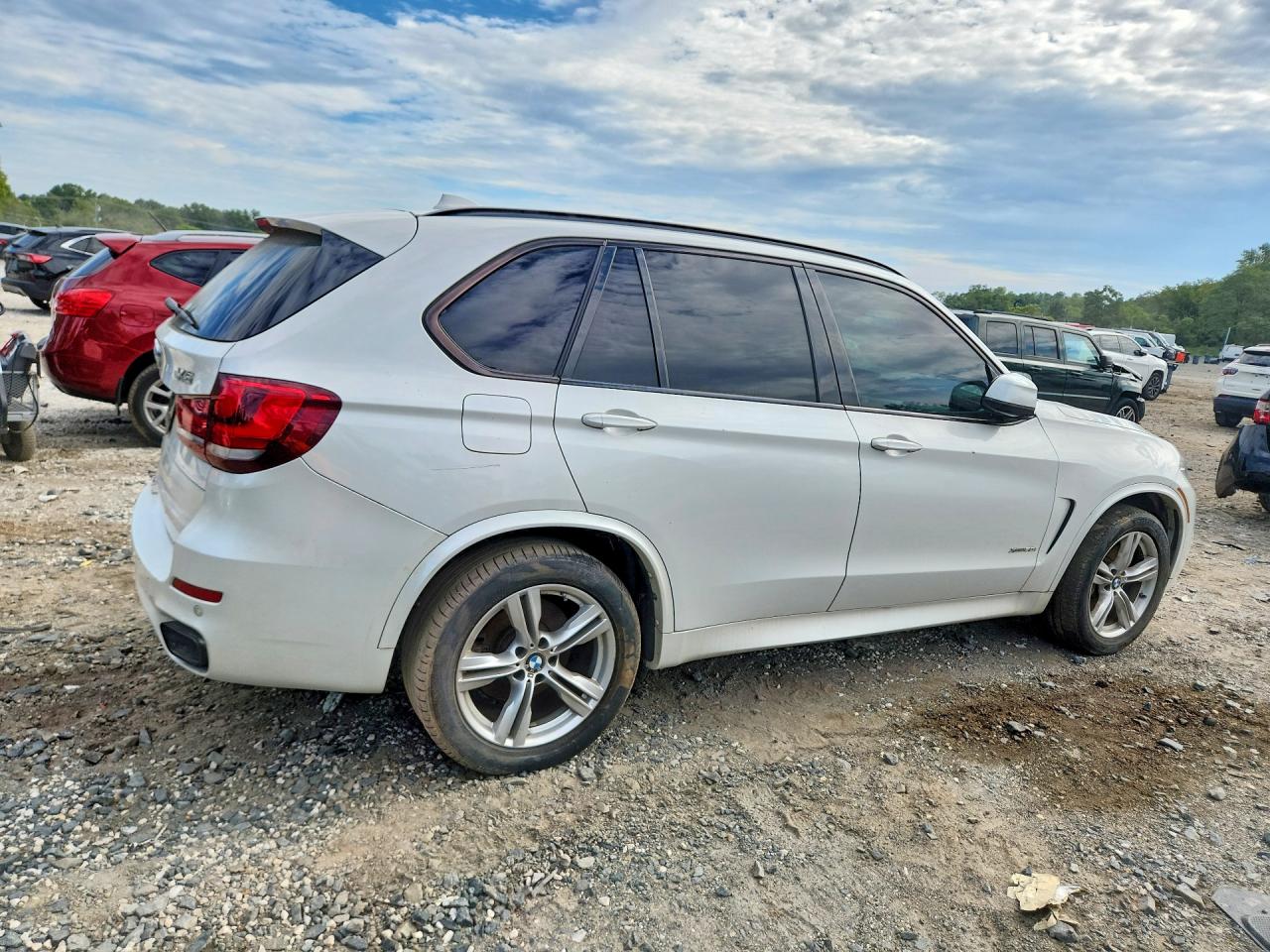 2015 Bmw X5 Xdrive50i White vin: 5UXKR6C57F0J76043