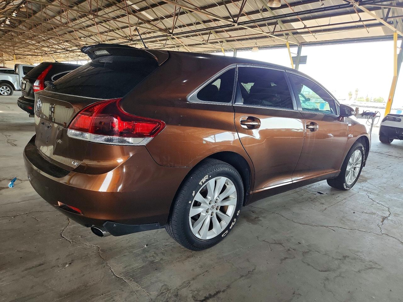 2013 Toyota Venza Le Brown vin: 4T3ZA3BB5DU079574