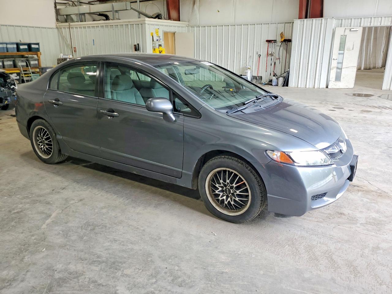 2011 Honda Civic Lx Gray vin: 2HGFA1E52BH516216