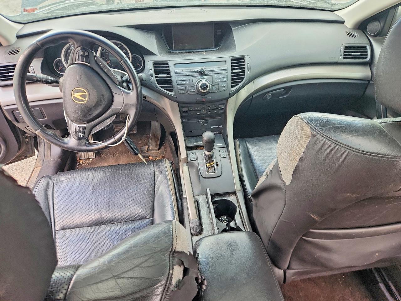 2010 Acura Tsx Черный vin: JH4CU2F60AC040554