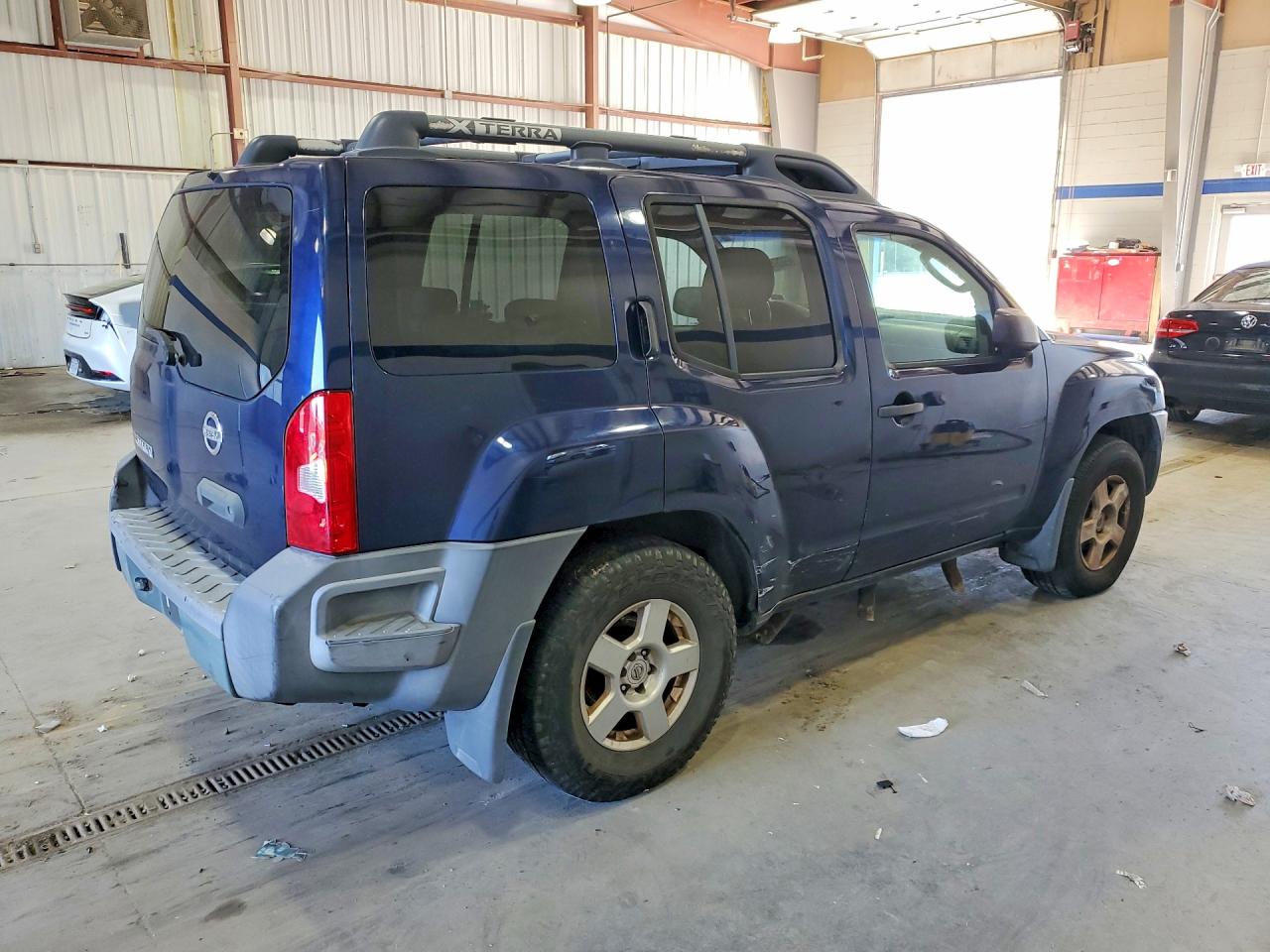 2008 Nissan Xterra X Blue vin: 5N1AN08W38C503302