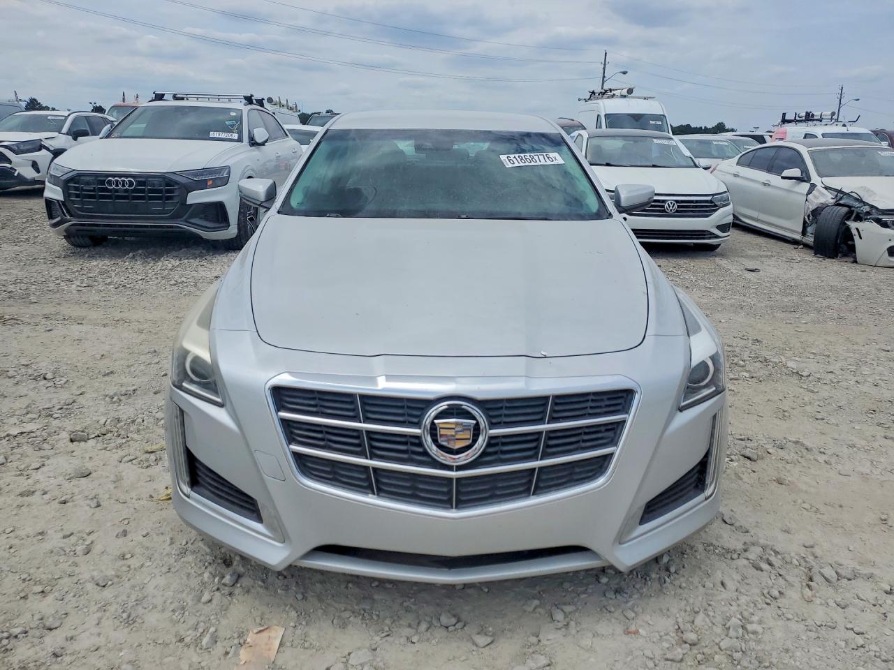2014 Cadillac Cts Luxury Collection Silver vin: 1G6AX5SX4E0196882