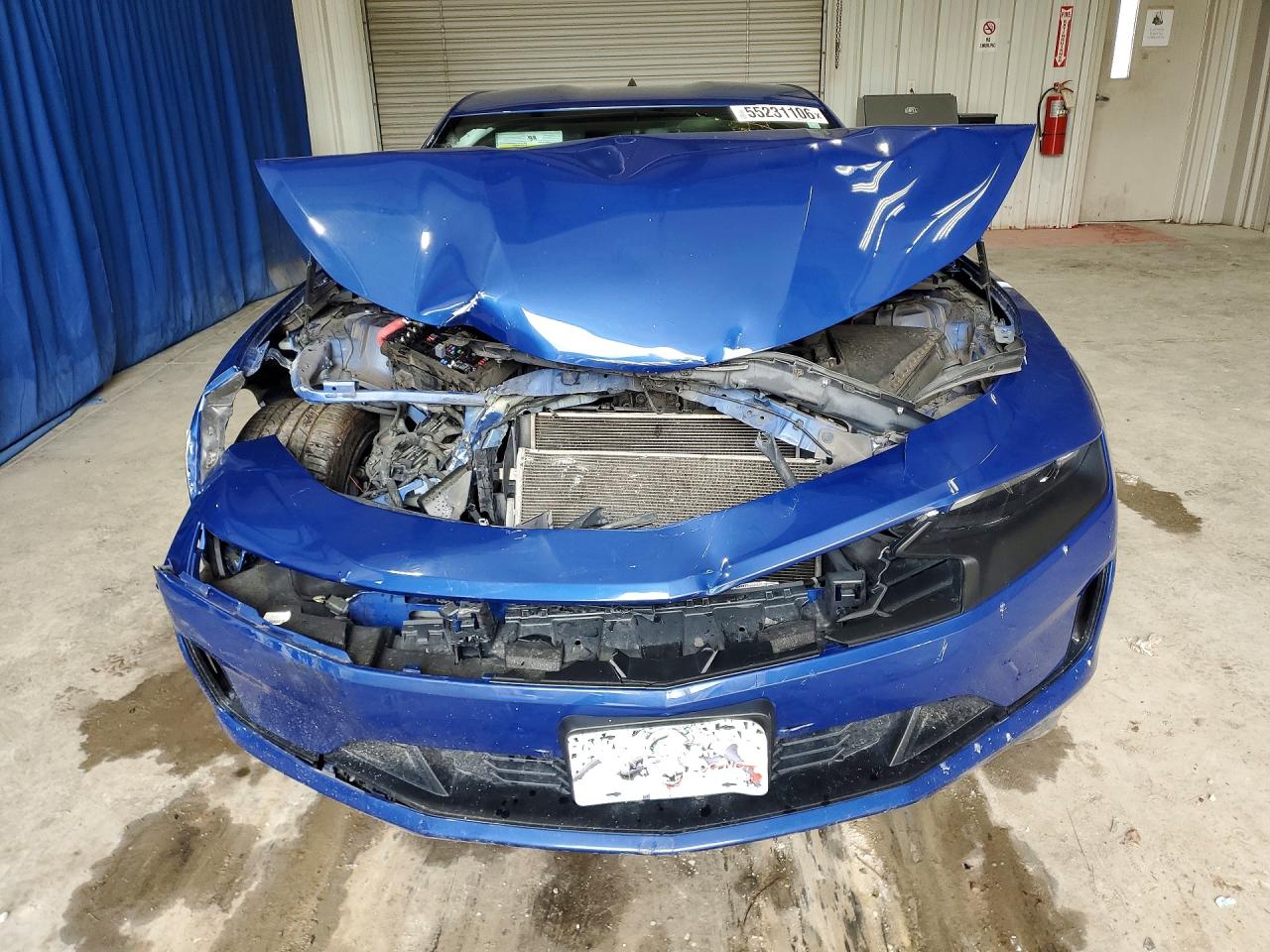 2019 Chevrolet Camaro Ls Синий vin: 1G1FB1RX8K0155384