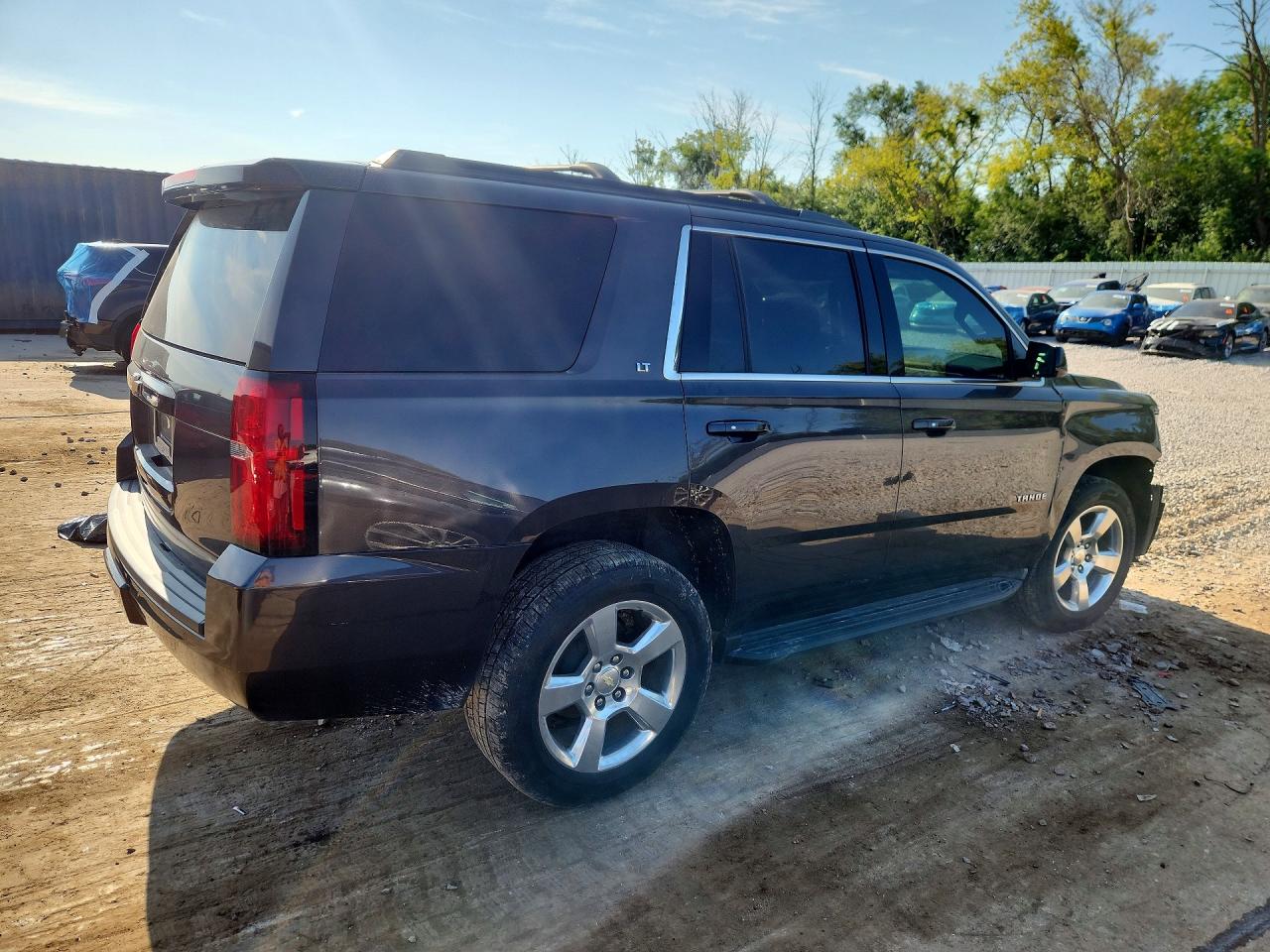2015 Chevrolet Tahoe K1500 Lt Gray vin: 1GNSKBKCXFR121698