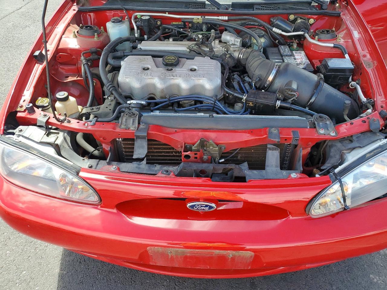 2001 Ford Escort Red vin: 3FAFP13P01R101809