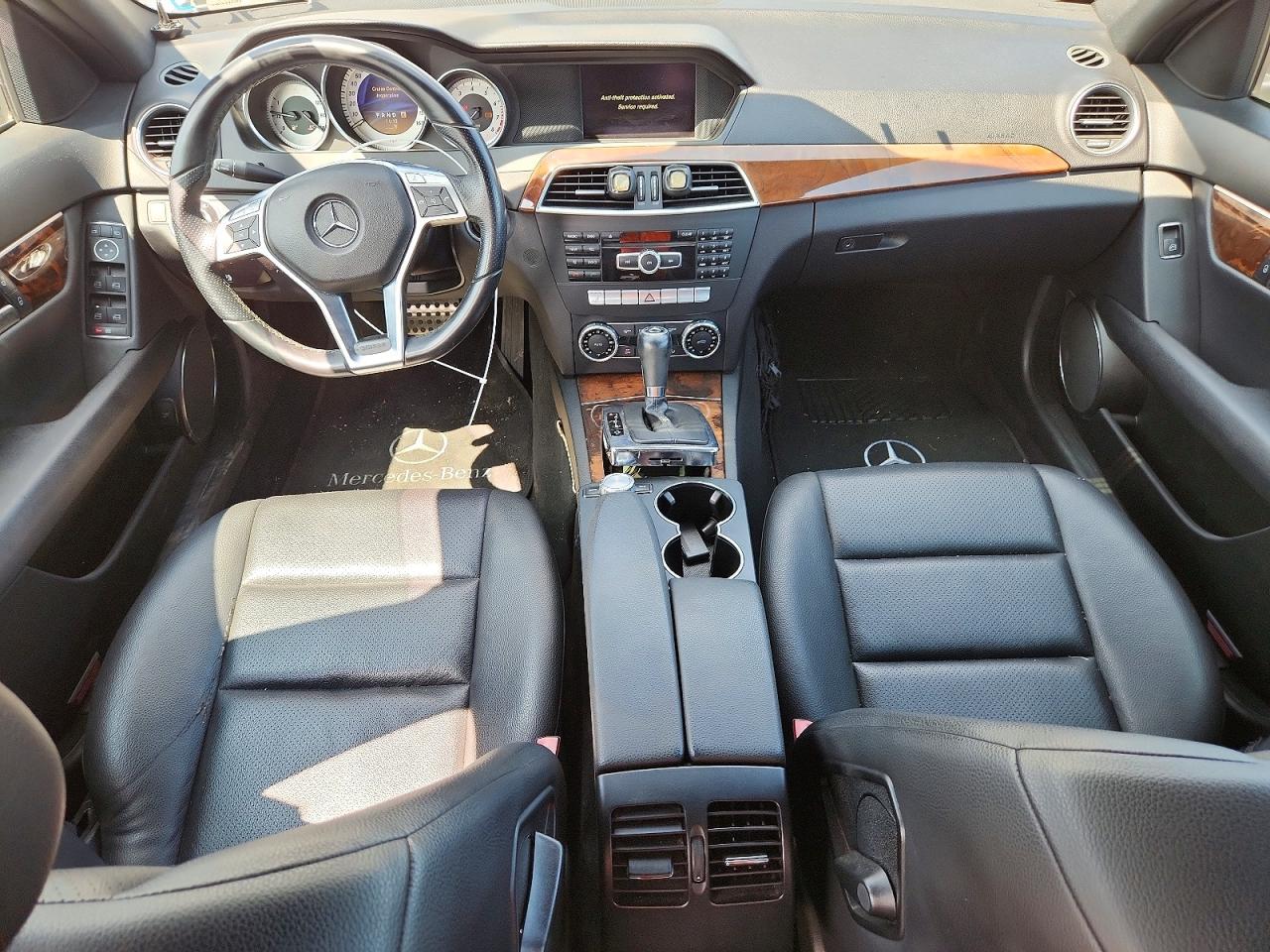 2012 Mercedes-benz C 300 4matic Silver vin: WDDGF8BB9CR196732