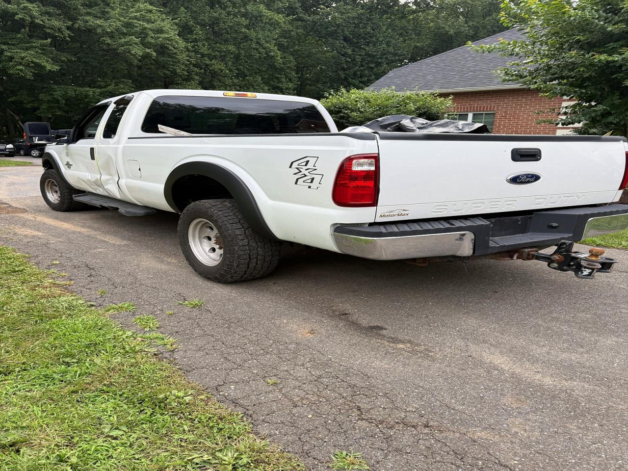 2012 Ford F350 Super Duty White vin: 1FT8X3BT0CEC28725
