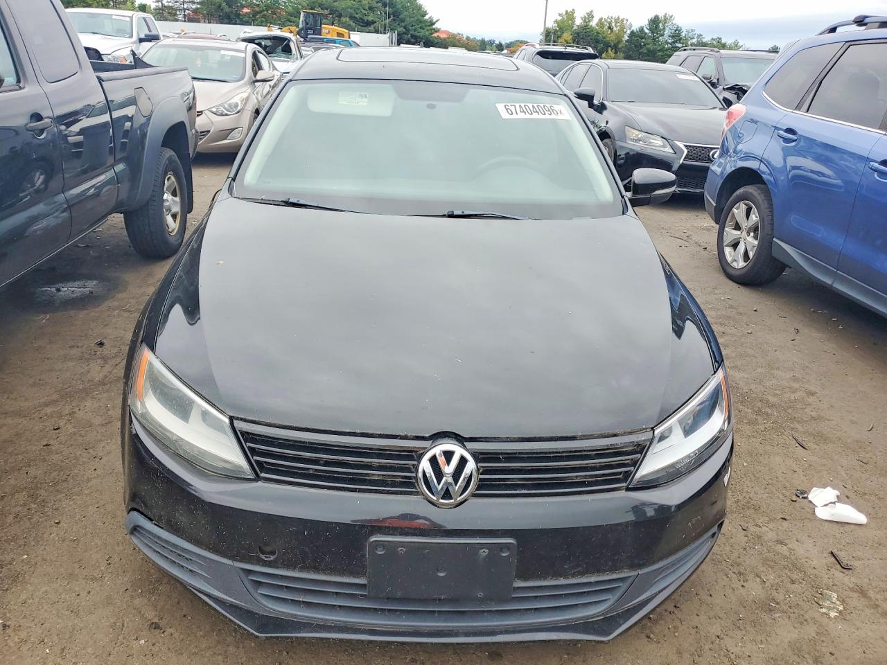 2012 Volkswagen Jetta Se Black vin: 3VWDP7AJ6CM337185