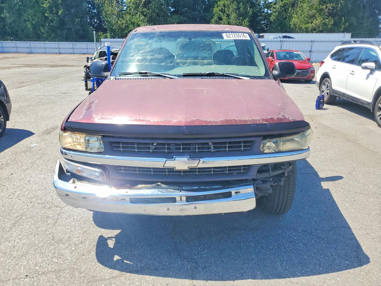 2000 Chevrolet Silverado C1500 Темно-бордовый vin: 2GCEC19T1Y1172375