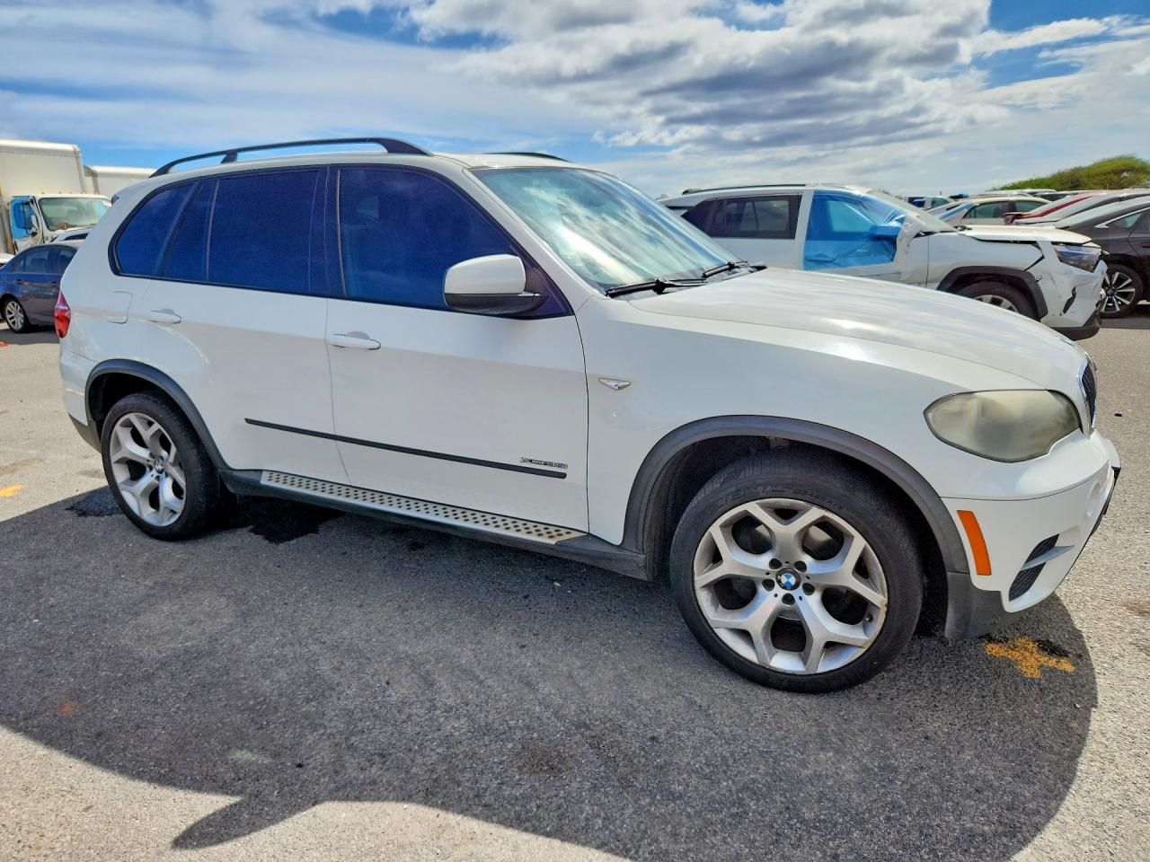 2011 Bmw X5 Xdrive35i White vin: 5UXZV4C51BL402407
